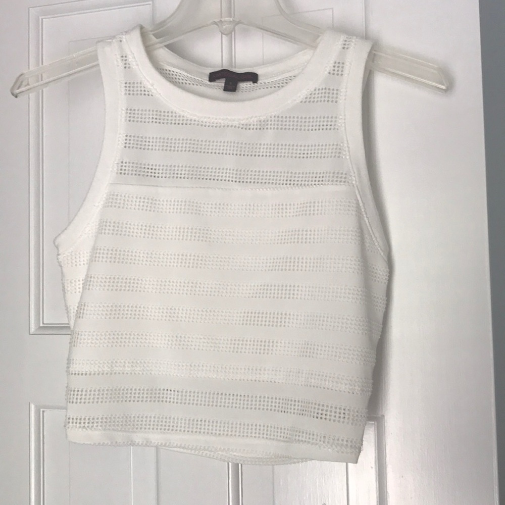 White crop top